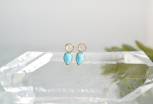 Load image into Gallery viewer, Diamond and Turquoise Studs